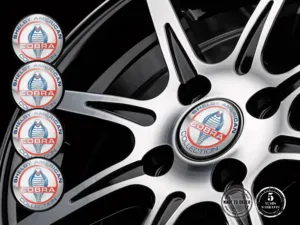 Shelby Emblema Cupola Logo Adesivi Cerchio Alta Qualità